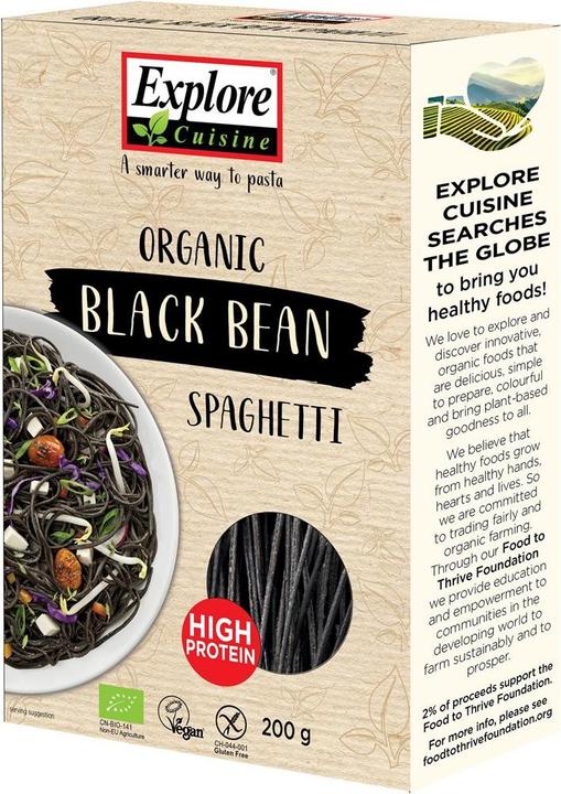 Produktbild Explore Cuisine Spaghetti aus Schwarzen Bohnen Bio (200 g)