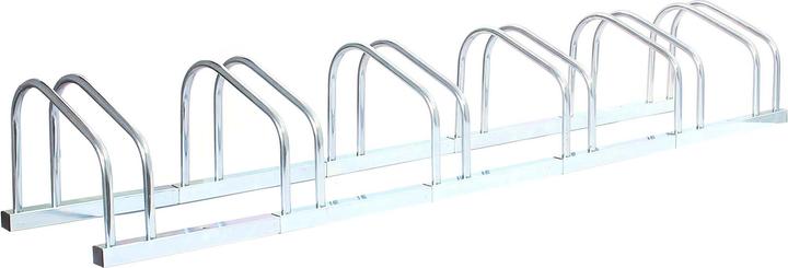 Actual product image Toboli Bicycle Stand for 6 Bikes Multiple Rack Made of Galvanised Steel for Indoor and Outdoor