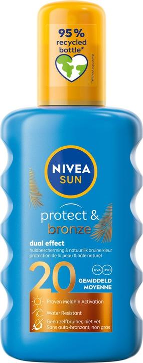 Produktbild NIVEA Protect & Bronze Sun Spray SPF 20 200ml (Sonnenspray, SPF 20, 200 ml)