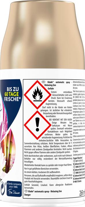 Image du produit Glade Recharge Automatic Spray Relaxing Zen