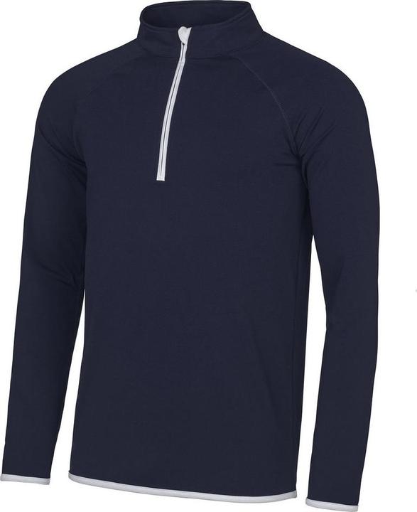 Blanc arctique, Bleu foncé