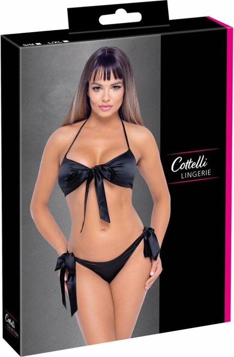 Produktbild Cottelli Collection BH und Slip schwarz S/M (M, S)