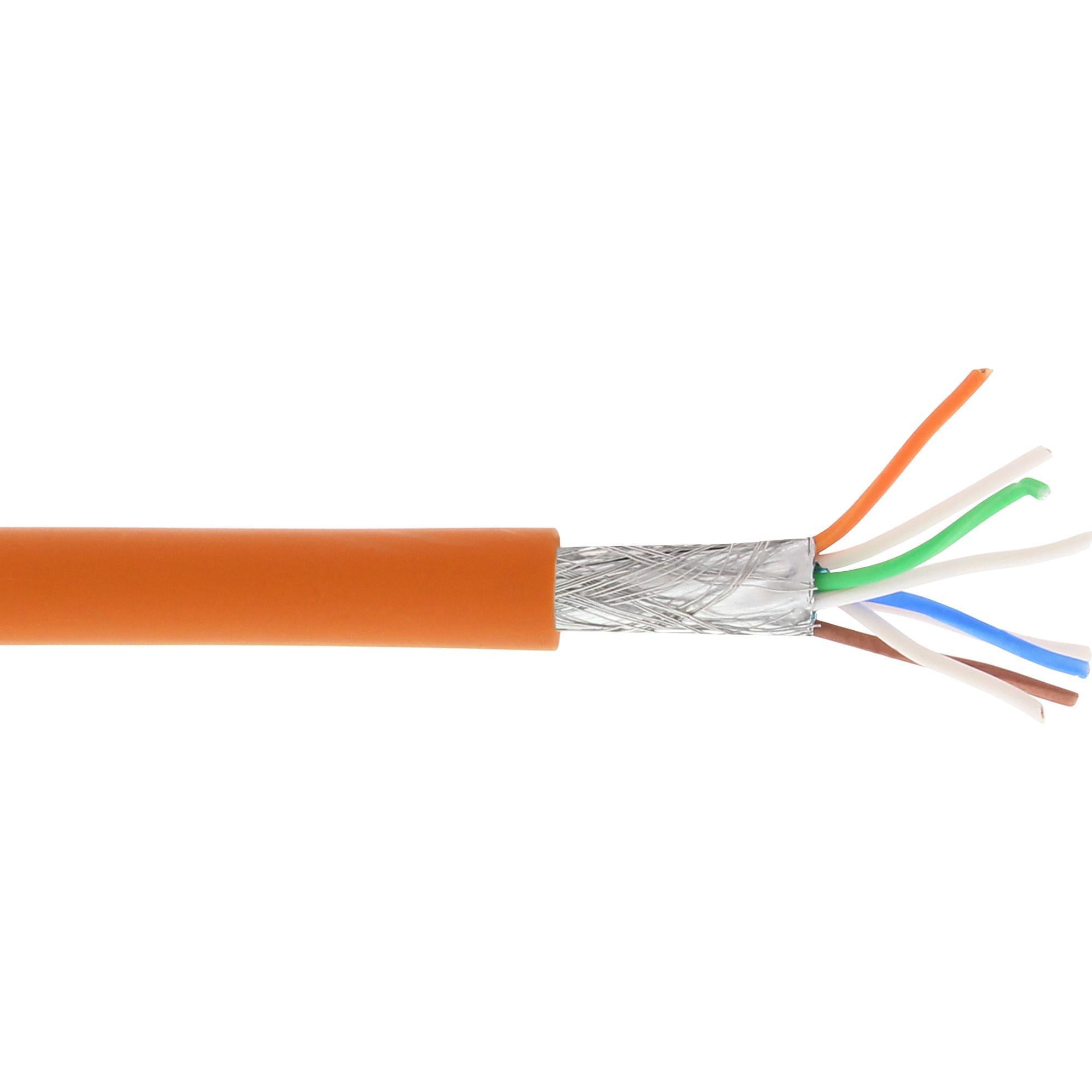 InLine Patchk. (S/FTP, CAT6a, 100 m), Netzwerkkabel