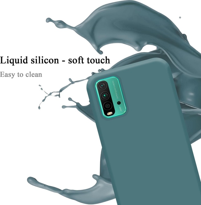 Actual product image Cadorabo TPU Liquid Silicone Case Cover (Xiaomi Redmi 9T, Xiaomi Poco M3)