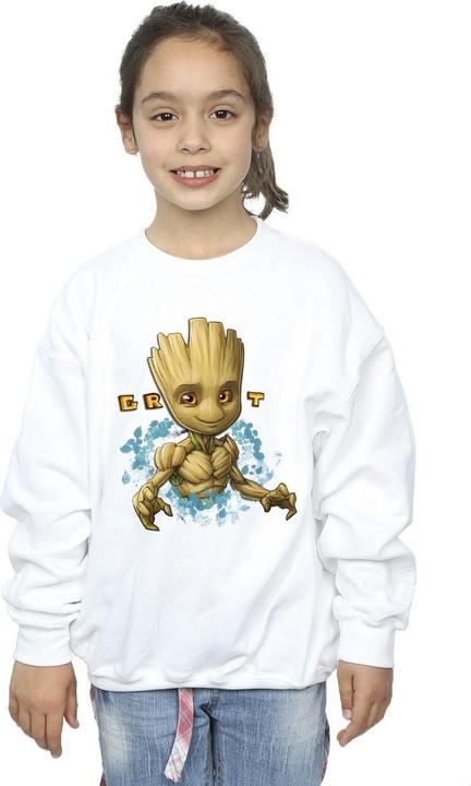 Immagine prodotto Guardians of the Galaxy Groot Flowers Felpa Ragazze (140, 146)