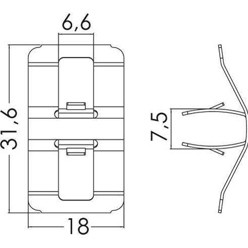Legrand, Kabelschutz + Kabelführung, 349252 (Kabeldurchlass)