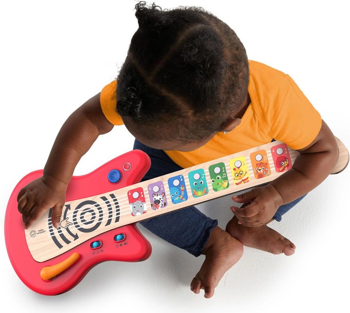 Actual product image Hape Deluxe Magic Touch Guitar (German, French, Italian, English)