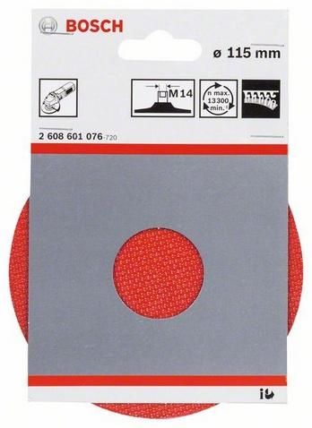 Produktbild Bosch Professional Zubehör PRO Backing Pad, 115 mm, M14, Klettverschluss