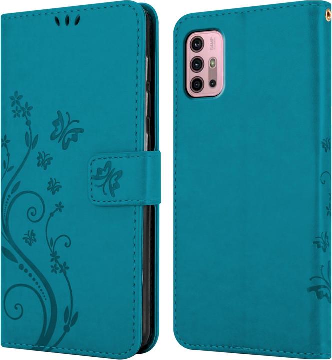 Actual product image Cadorabo Flower Book cover (Motorola Moto G10, Motorola Moto G30)