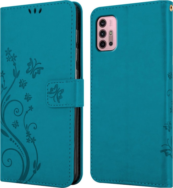 Actual product image Cadorabo Flower Book cover (Motorola Moto G10, Motorola Moto G30)