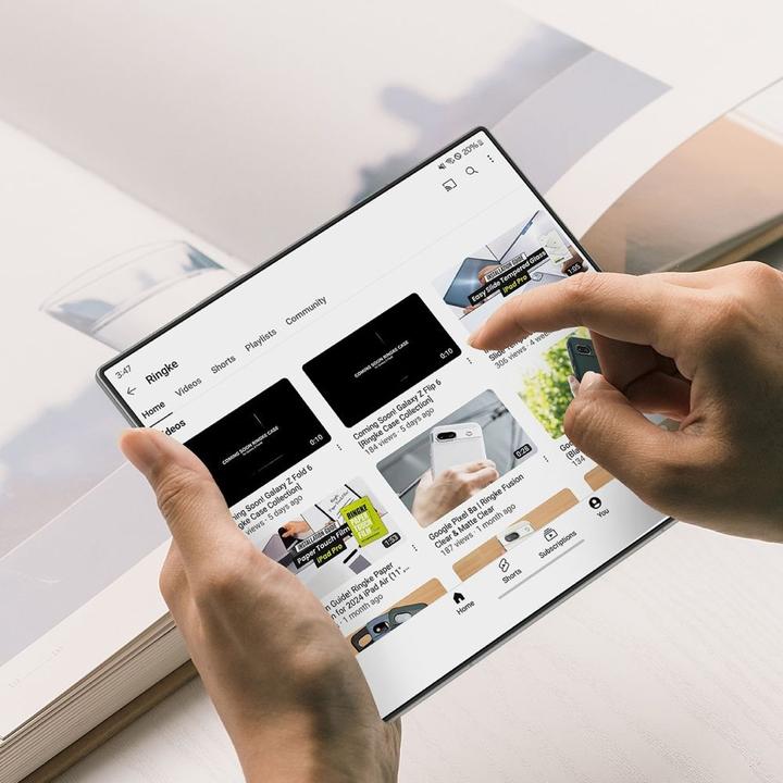Produktbild Ringke - Dual Easy Pro Film (2 pack) - Samsung Galaxy Z Fold7 - Clear (2 Stk., Samsung Galaxy Z Fold7)