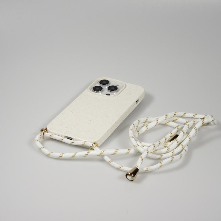 Produktbild PhoneLook Hülle Bio Eco-Friendly Vegan mit Handykette Necklace (Apple iPhone 14 Pro)