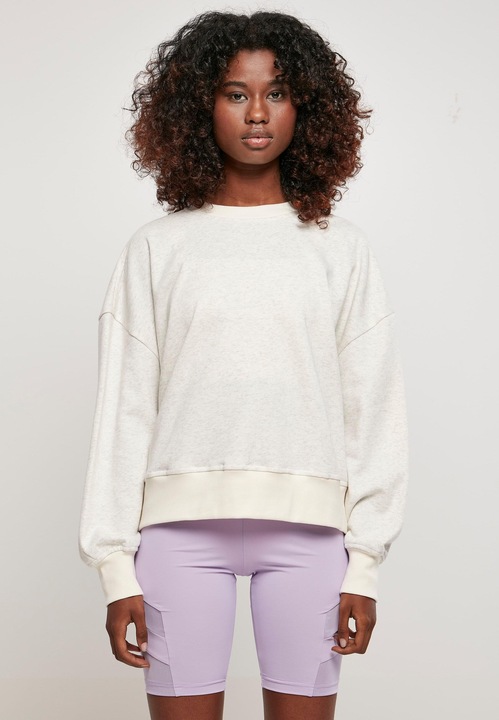 Actual product image Urban Classics Ladies Oversized Rainbow Crewneck - 17064 (L)