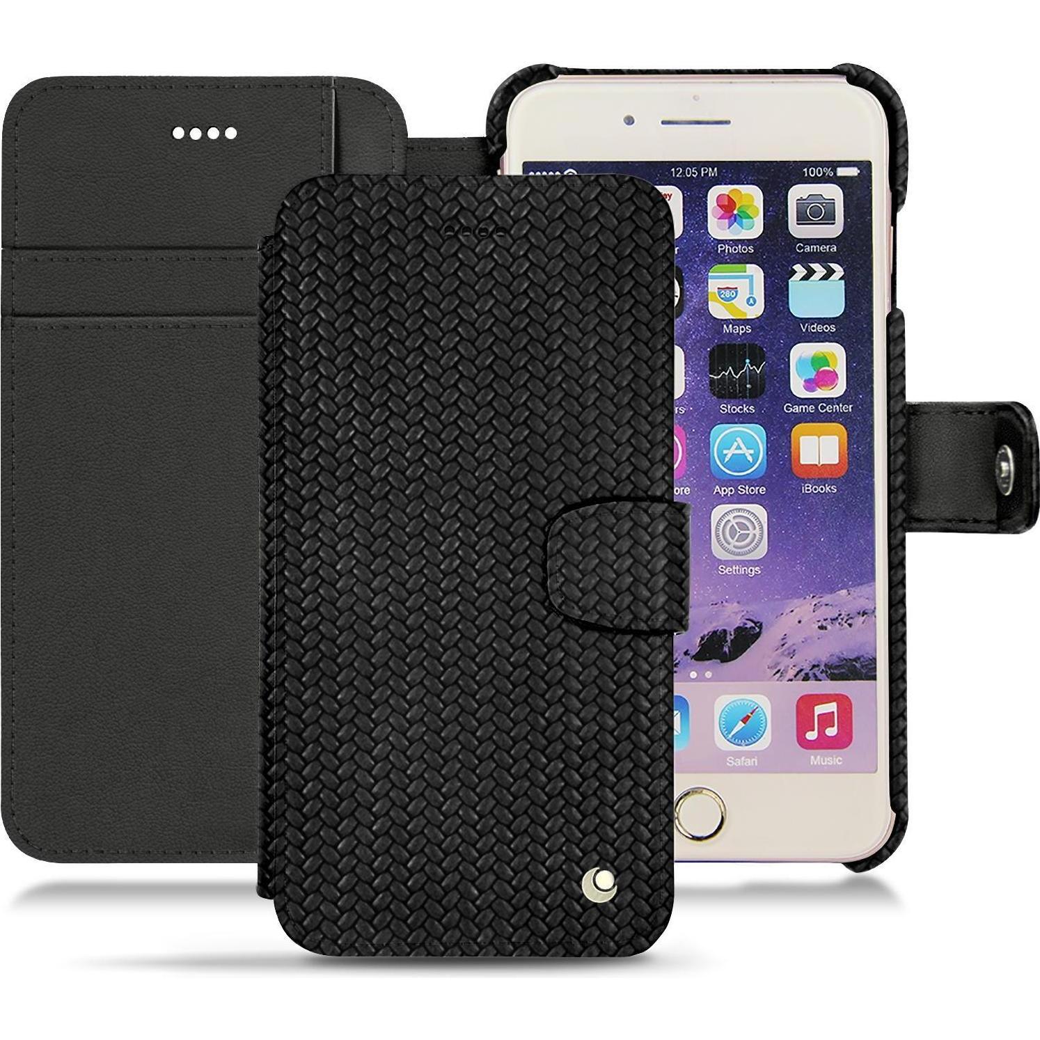 Thumbnail - Noreve Lederschutzhülle Wallet (Apple iPhone X, Apple iPhone 7 Plus), Smartphone Hülle, Orange