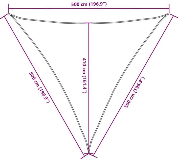 Actual product image VidaXL Awning (500 x 500 x 500 cm)