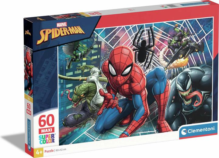 Actual product image Clementoni Puzzle Maxi Spider-Man 60 pieces. (60 pieces)
