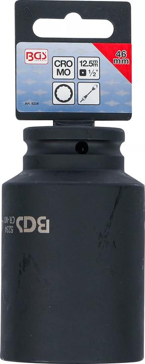 Image du produit BGS Douille à choc, douze pans 12,5 mm (1/2") 46 mm (46 mm)