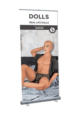 Shots Dolls - Roll banner - DOL009FLE - Justin