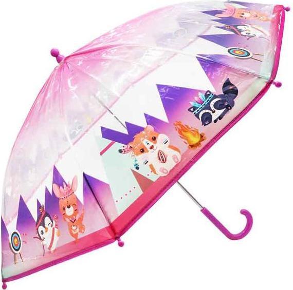 Produktbild BB Klostermannn Kinderschirm Waldtiere transparent