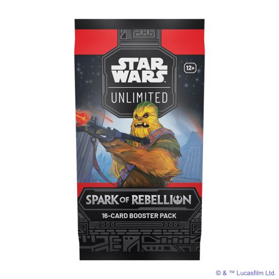FFG Star Wars: Unlimited - Etincelle de Rébellion - Booster 16 cartine (Francese, Pacchetto Booster)