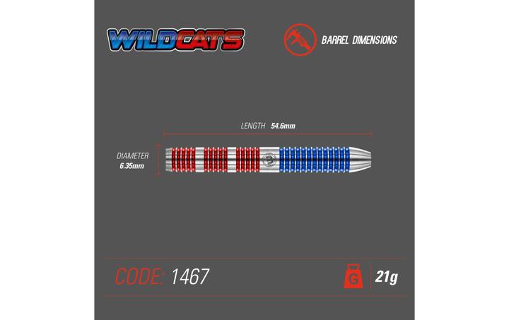 Produktbild Winmau Steeldart Wildcats 1467-21g (21 g)