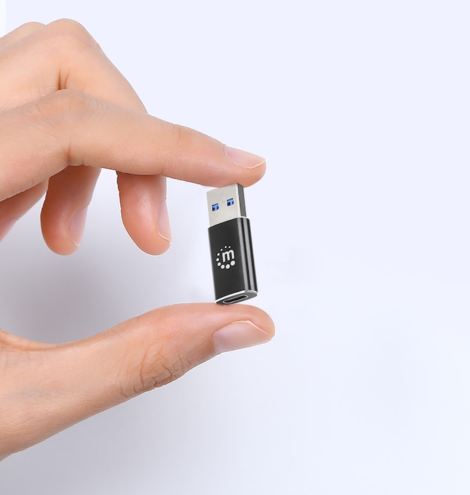 Actual product image Manhattan USB A - USB C adapter (USB 3.2 Gen 2)