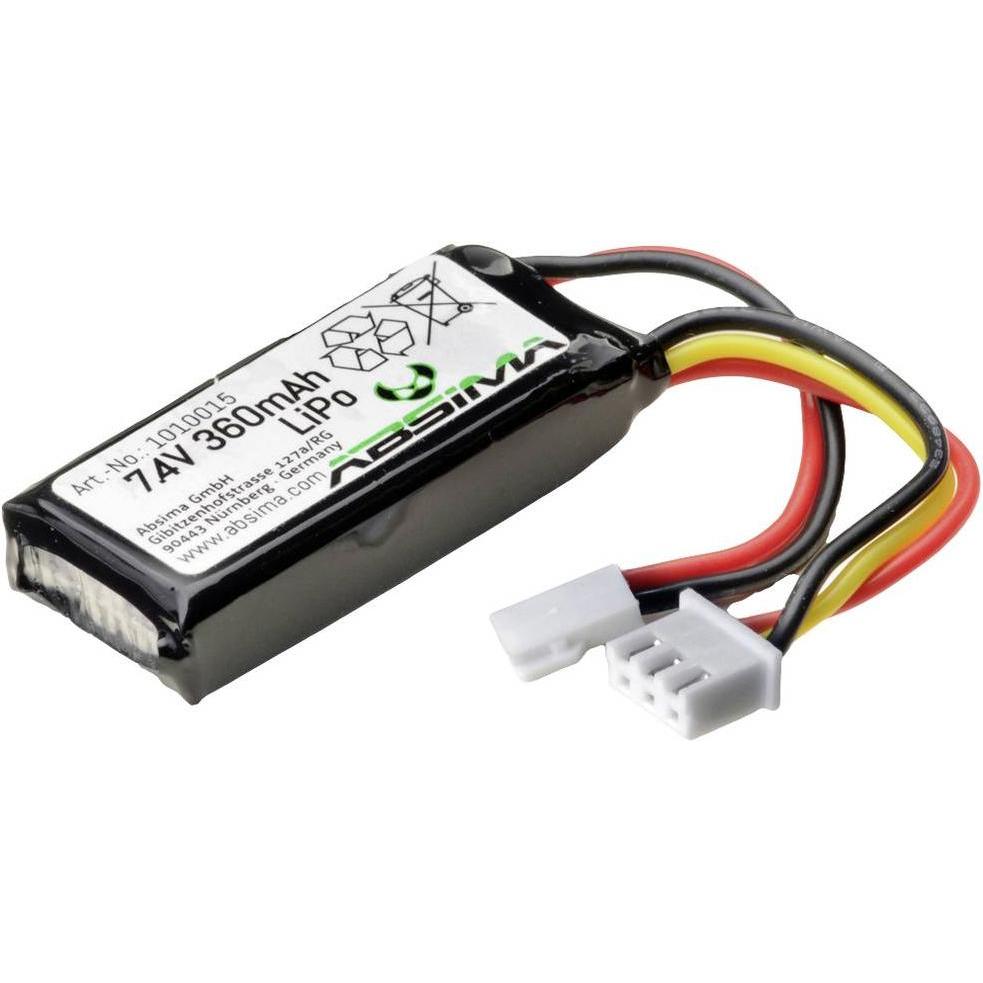 Thumbnail - Absima Modellbau-Akkupack (LiPo) 7.4 V 360 mAh (7.40 V, 360 mAh)
