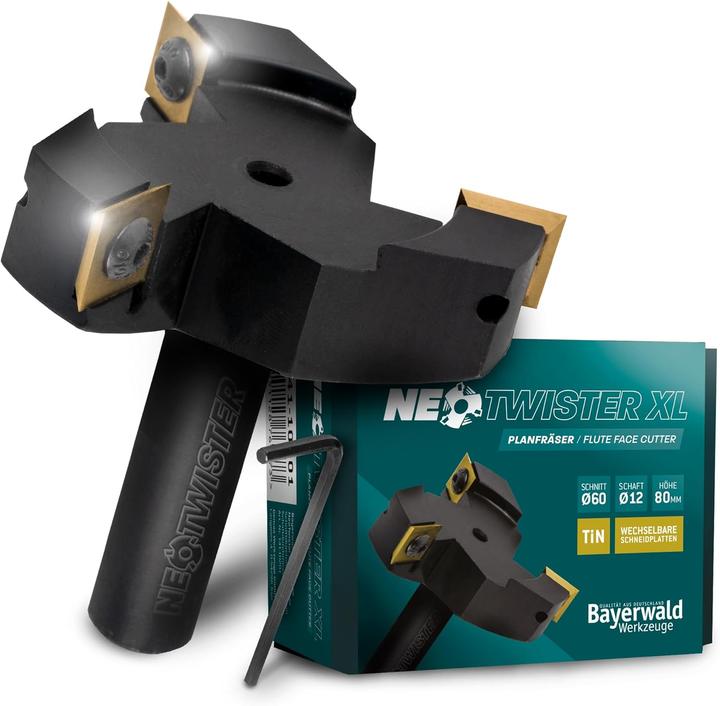Bayerwald Werkzeuge NeoTwister Planfräser für Oberfräse