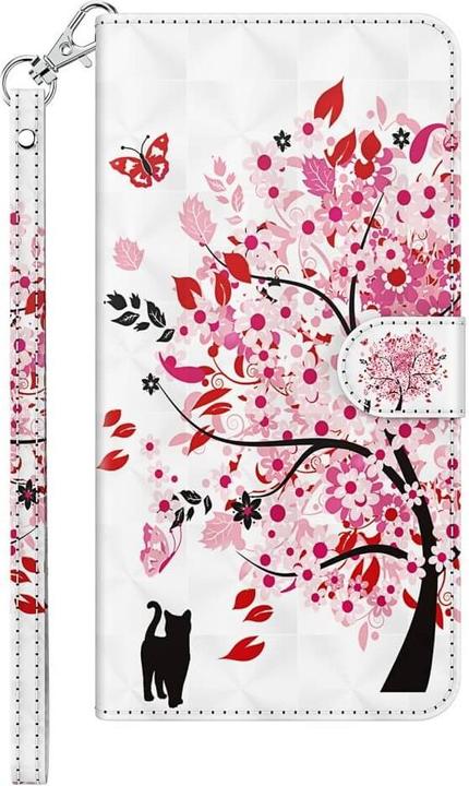 Actual product image Cover-Discount Galaxy A23 - Case glitter effect tree pink (Samsung Galaxy A23)