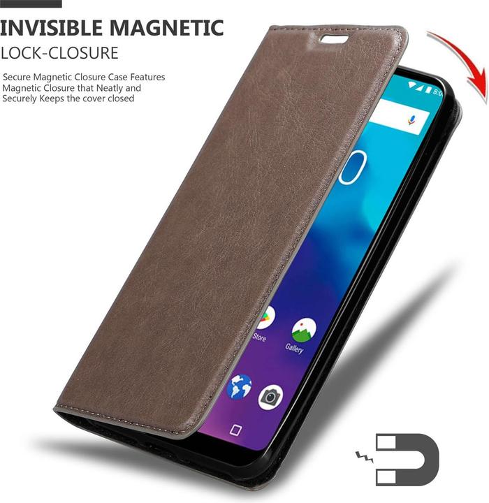 Actual product image Cadorabo Book Invisible Magnet Cover (ZTE Blade V10 Vita)