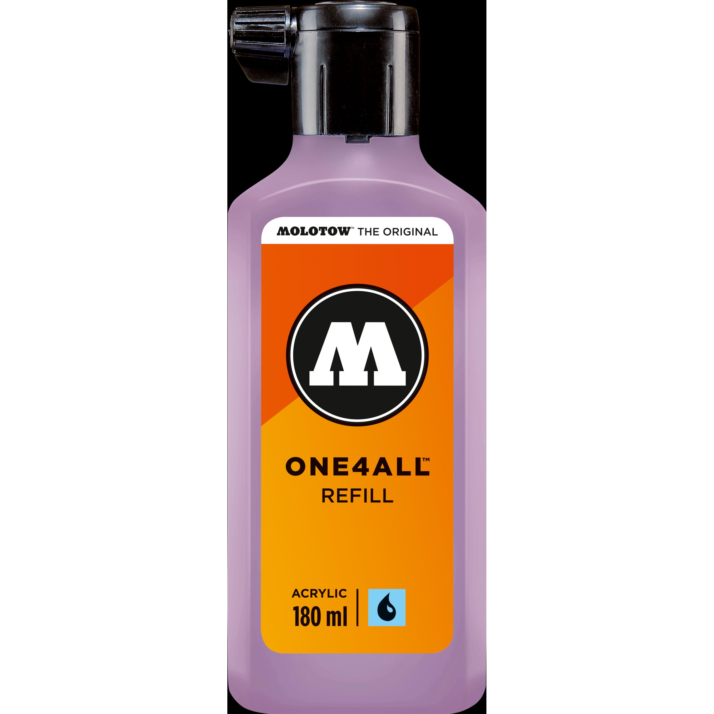 Thumbnail - Molotow, Ersatzpatrone, Nachfülltinte One4All für Permanentmarker 180ml flieder pastell (Nachfülleinheit)
