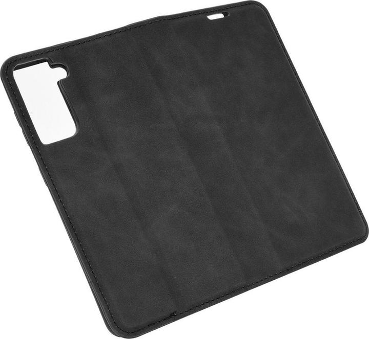 Image du produit Cover-Discount Galaxy S21 - Silky Stand Flip Case Cover noir (Samsung Galaxy S21)