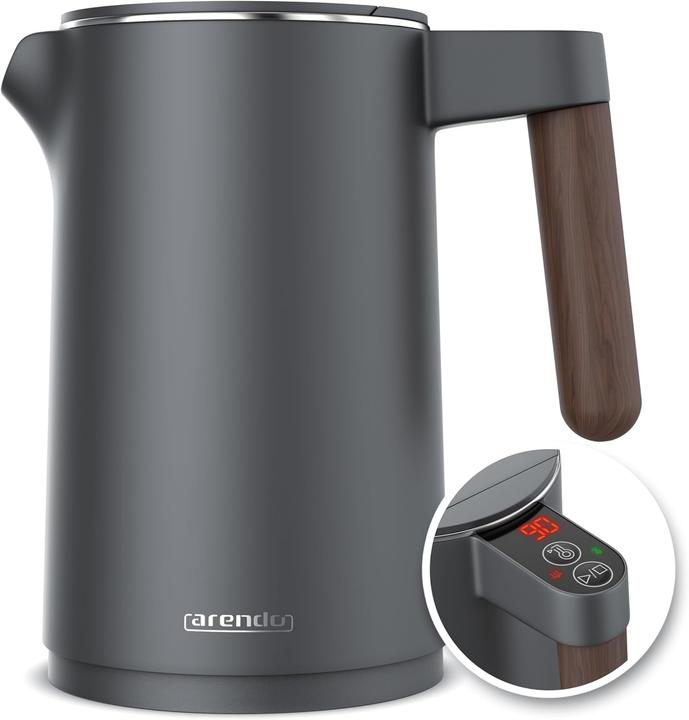 Produktbild Arendo Wasserkocher mit Temperatureinstellung (45-100°C) (1.50 l)