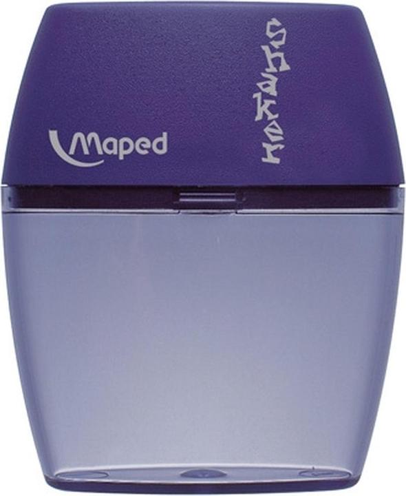 Actual product image Maped Shaker Manual Pencil Sharpener, Plastic, Assorted Colours