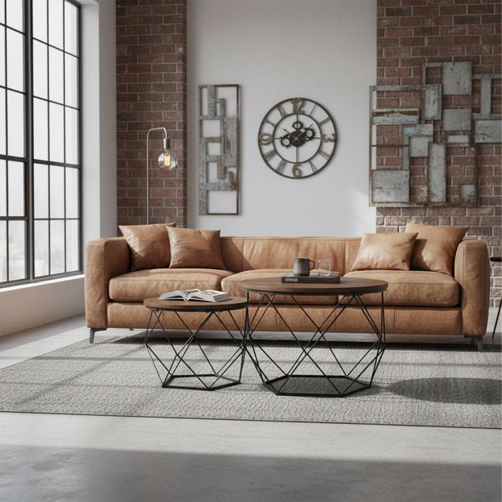 Image du produit Relaxdays Ensemble de 2 tables déco (12 x 40 cm, 13 x 50 cm)