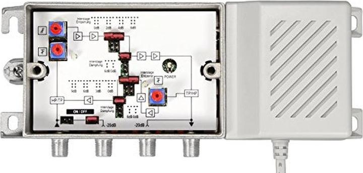 Produktbild Axing Hausanschlussverstärker BVS 15-68 mit Rückkanal 38dB 1006 Mhz (Originalfernbedienung)