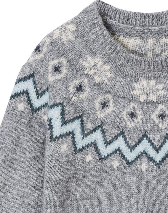 Image du produit Vertbaudet Kinder Pullover mit Norwegermuster Capsule für Weihnachten (116)