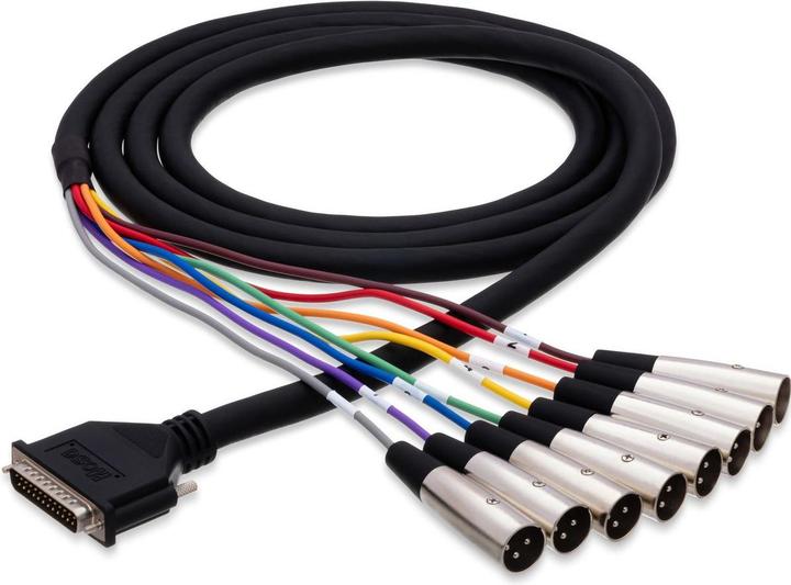 Produktbild Hosa DTM-803 Multicore Kabel 8-fach XLR-M DB25 3m (3 m)