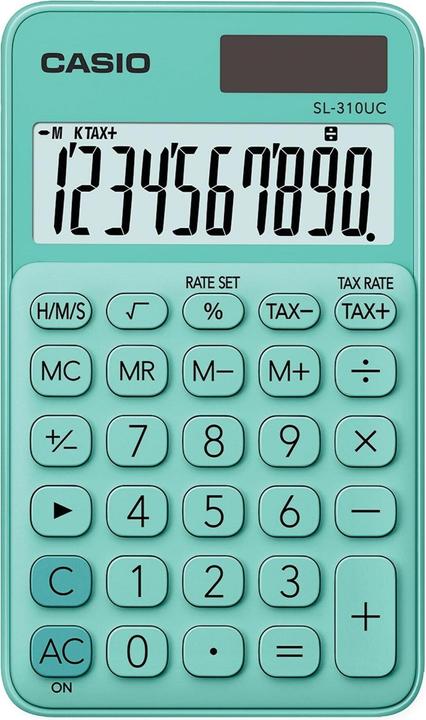 Actual product image Casio Sl-310uc (Solar cells, Batteries)