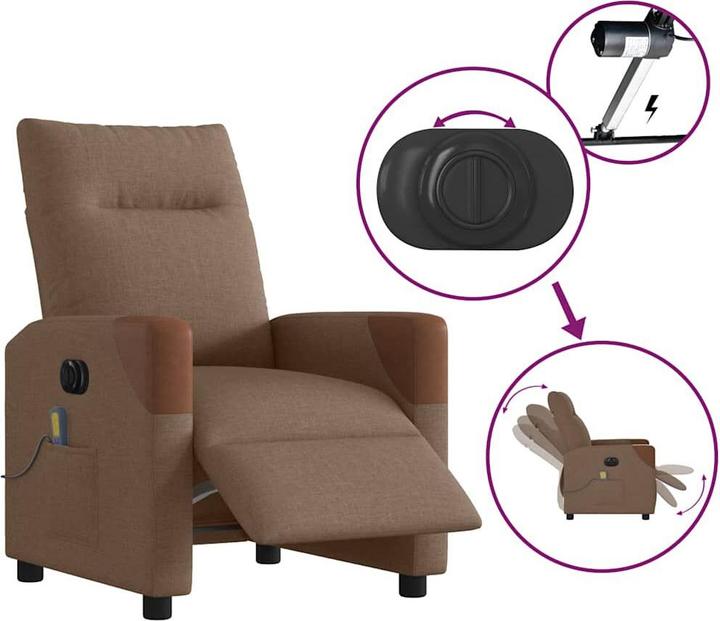 Image du produit vidaXL elektrischer Massagesessel