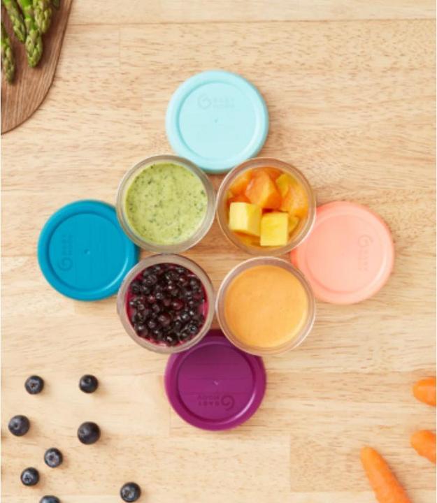 Image du produit Babymoov Aufbewahrungsbehälter Babybols aus Glas - 4 Stück
