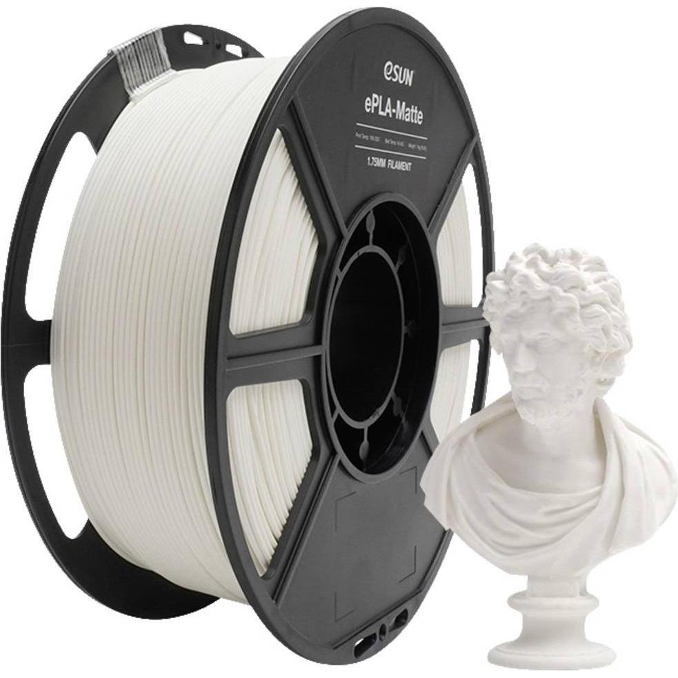 Thumbnail - eSUN Matt Weiss (PLA, 1.75 mm, 1000 g, Weiss), 3D Filament, Weiss