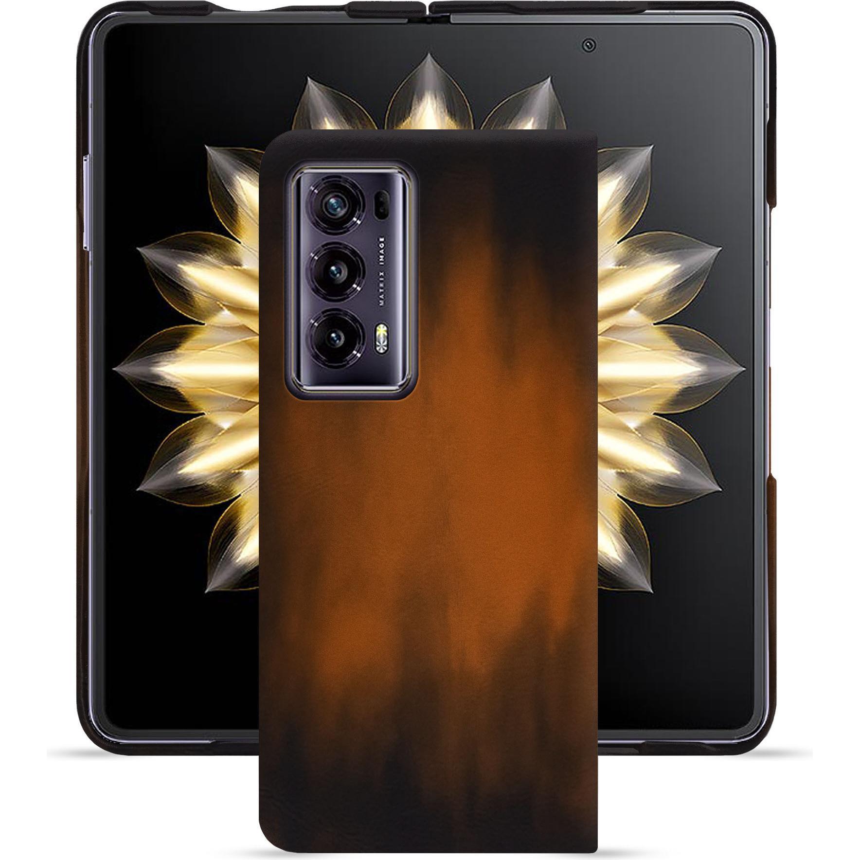 Noreve Honor Magic V2: cover in pelle (Honor Magic V2), Cover smartphone, Marrone