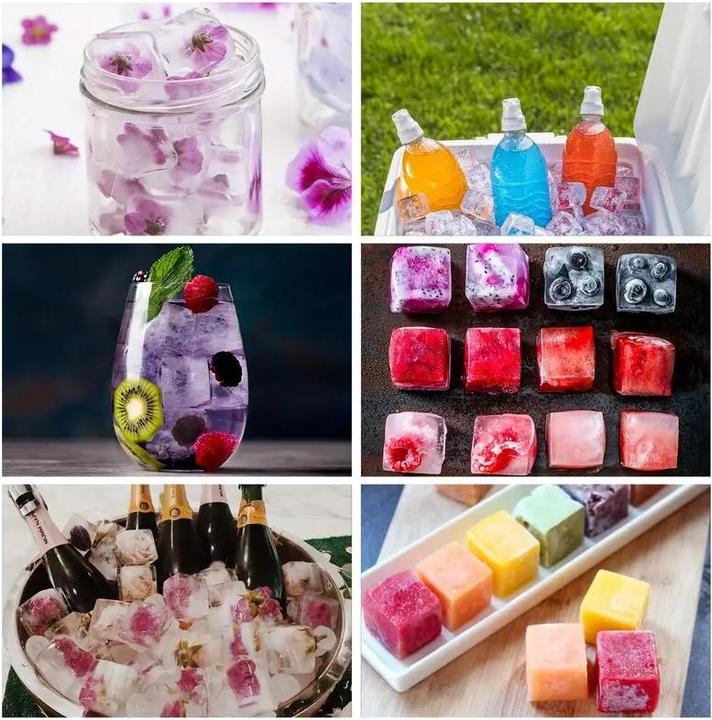 Produktbild ASMI Jumbo Silikon Eiswürfelform mit Deckel