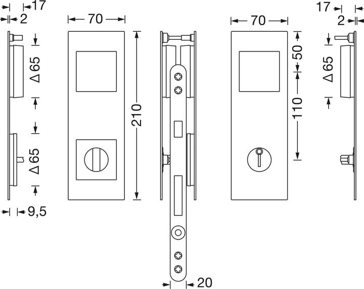 Produktbild FSB Schiebetürset