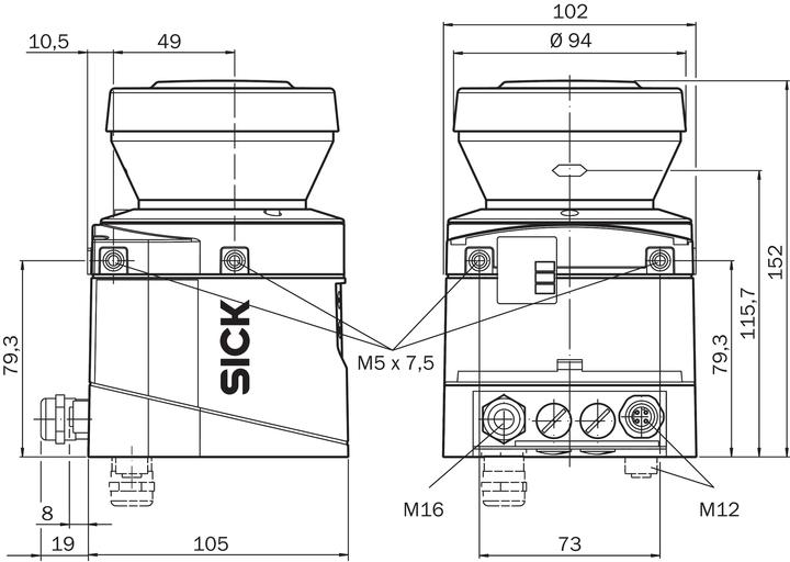 Produktbild Sick Laserscanner (20 m)