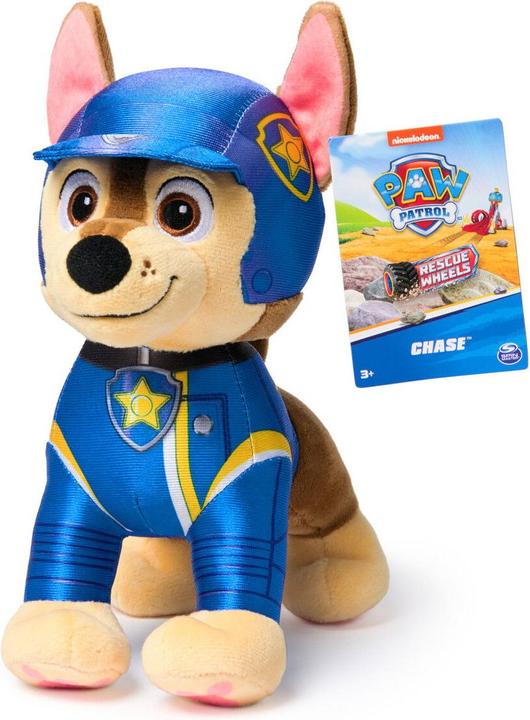 Actual product image Paw Patrol Rescue Wheels - Basic Plush - Chase (19cm) (19 cm)