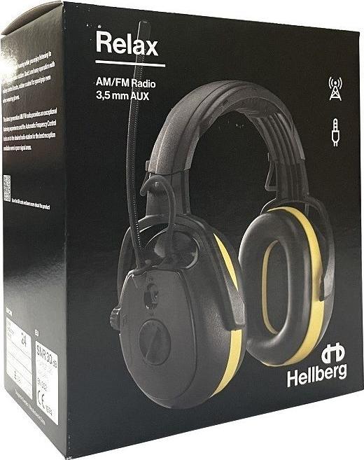 Actual product image Hellberg Hearing protector Relax fm 2H - Relax. active. frame. level 2, SNR 30dB yellow (1x)