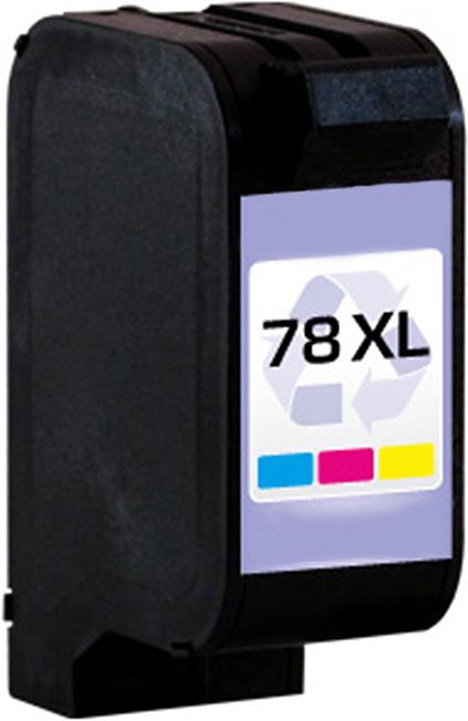 Actual product image Plutoos HP 78XL 17XL Cartridge XXL compatible, Color C 6578 EN (CL)