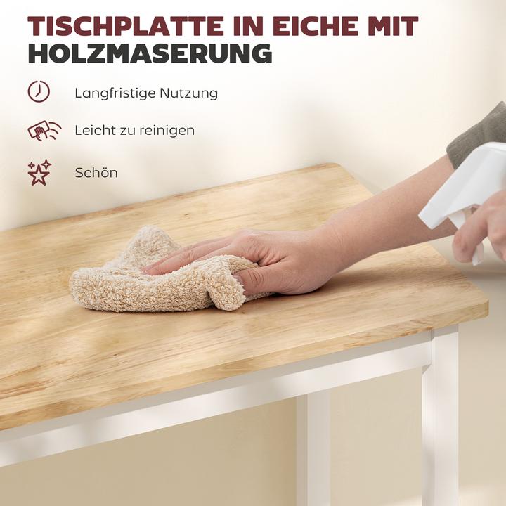 Image du produit Homcom Table de bar (108 x 48 x 91 cm)